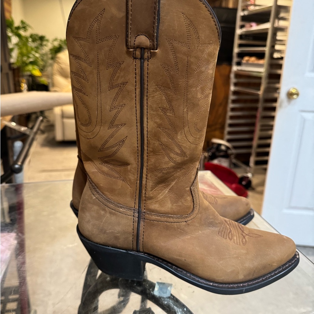 Durango Brown Heeled Boots